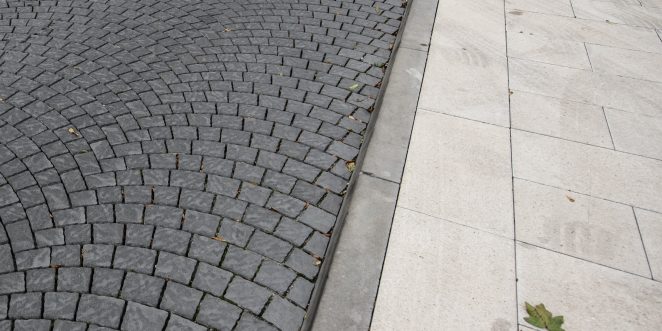 Nawierzchnia z kostki Arte na ulicy Rynek w Stalowej Woli